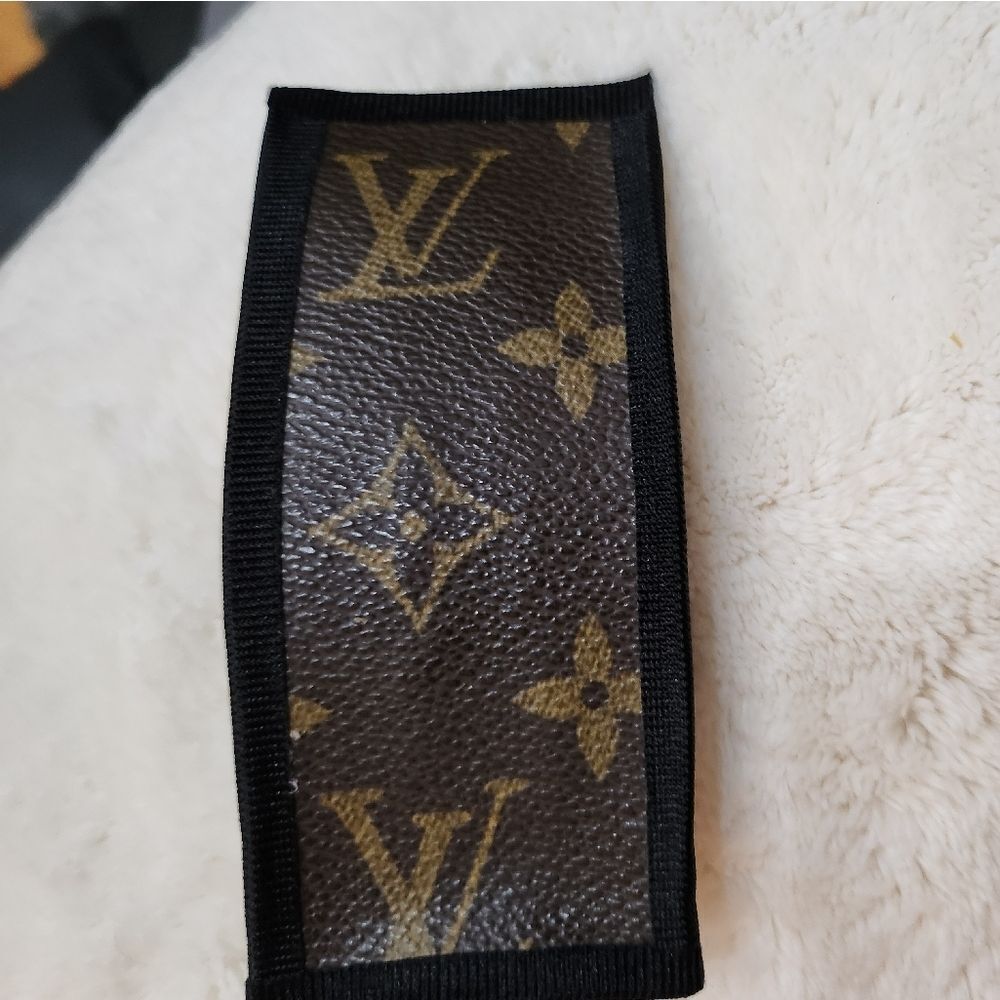 Upcycled Louis Vuitton Monogram Hair Clip